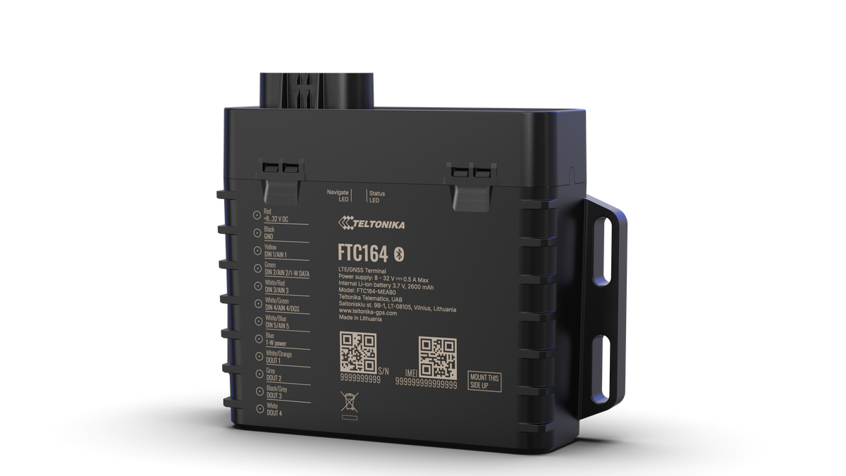 Teltonika FTC164 GPS tracker - side view